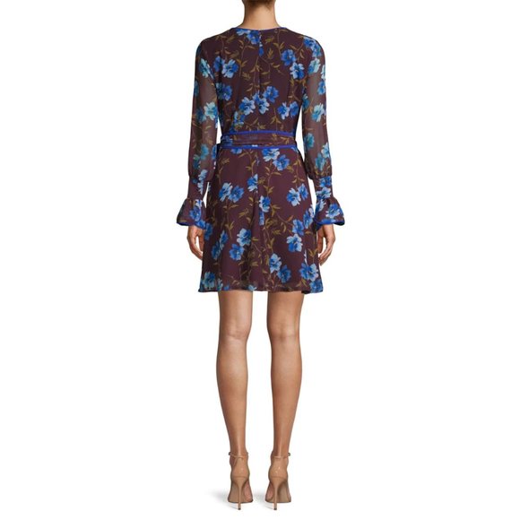 Neiman Marcus Floral Mini Dress 10 - Picture 3 of 6